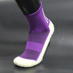 AzyShopy Chaussettes de sport respirantes et antidérapantes D violet