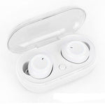 AzyShopy Écouteurs sans fil Bluetooth Y50 ultra-légers compatibles Apple et Android Blanc / China